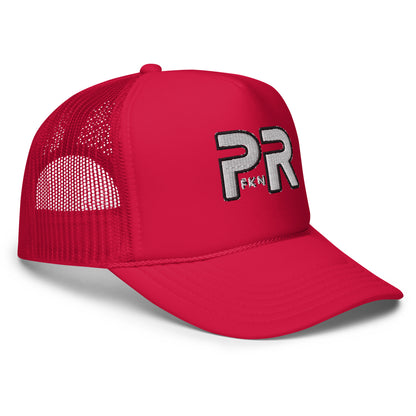 PfckR Foam hat/ Boricua Hat. / Gorra Puerto Rico /trucker Hat