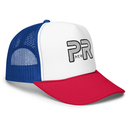 PfckR Foam hat/ Boricua Hat. / Gorra Puerto Rico /trucker Hat