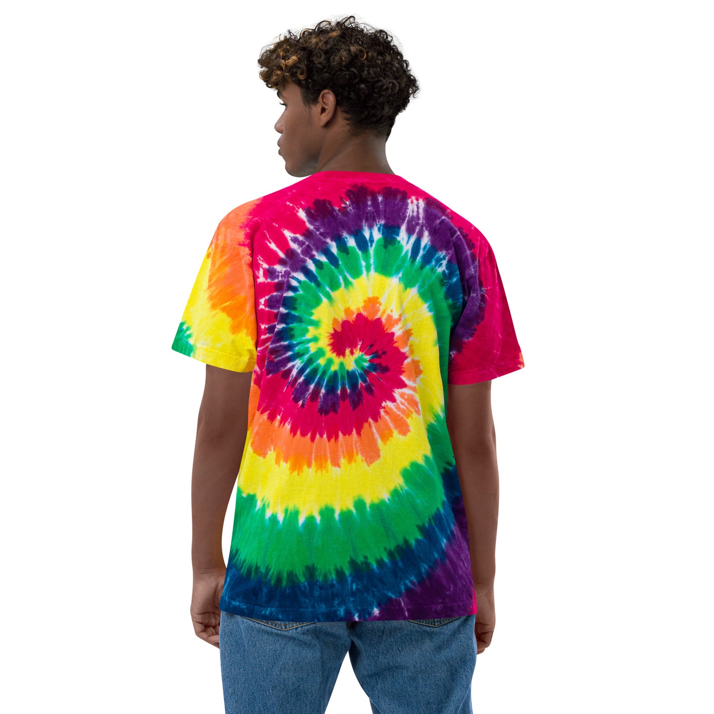 Oversized tie-dye t-shirt unisex