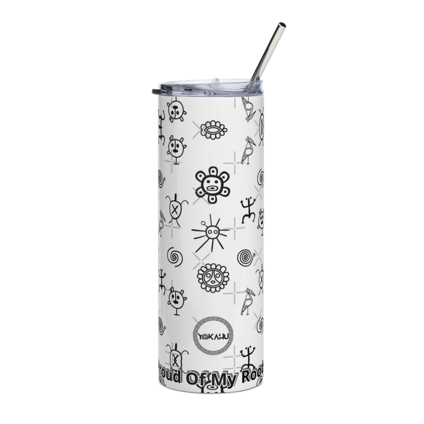 Taino Symbol SS tumbler(white)