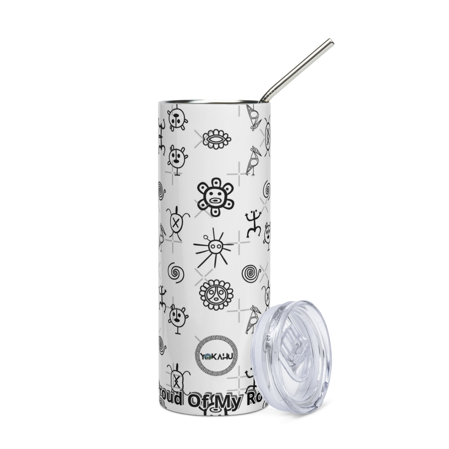 Taino Symbol SS tumbler(white)