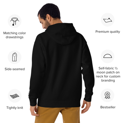 PuertoRico Color Logo embroidered Hoodie