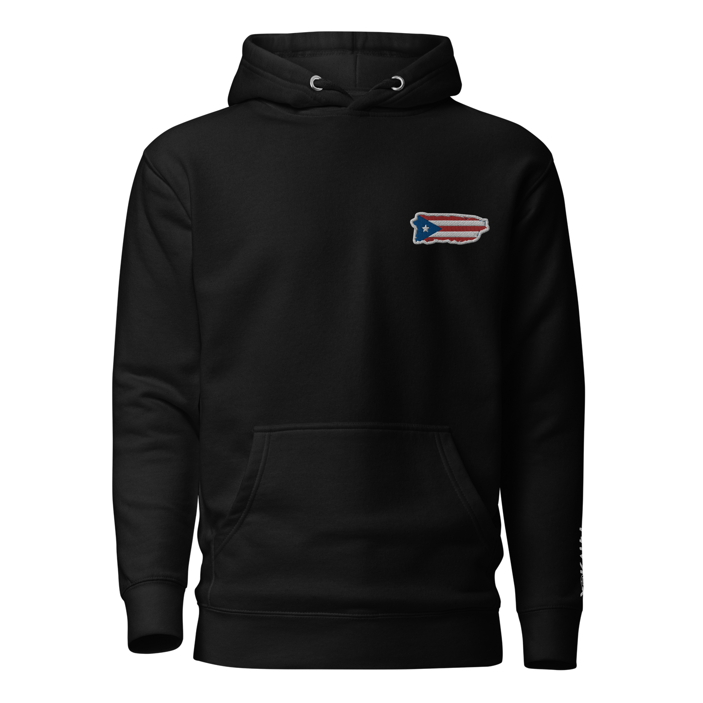 PuertoRico Color Logo embroidered Hoodie