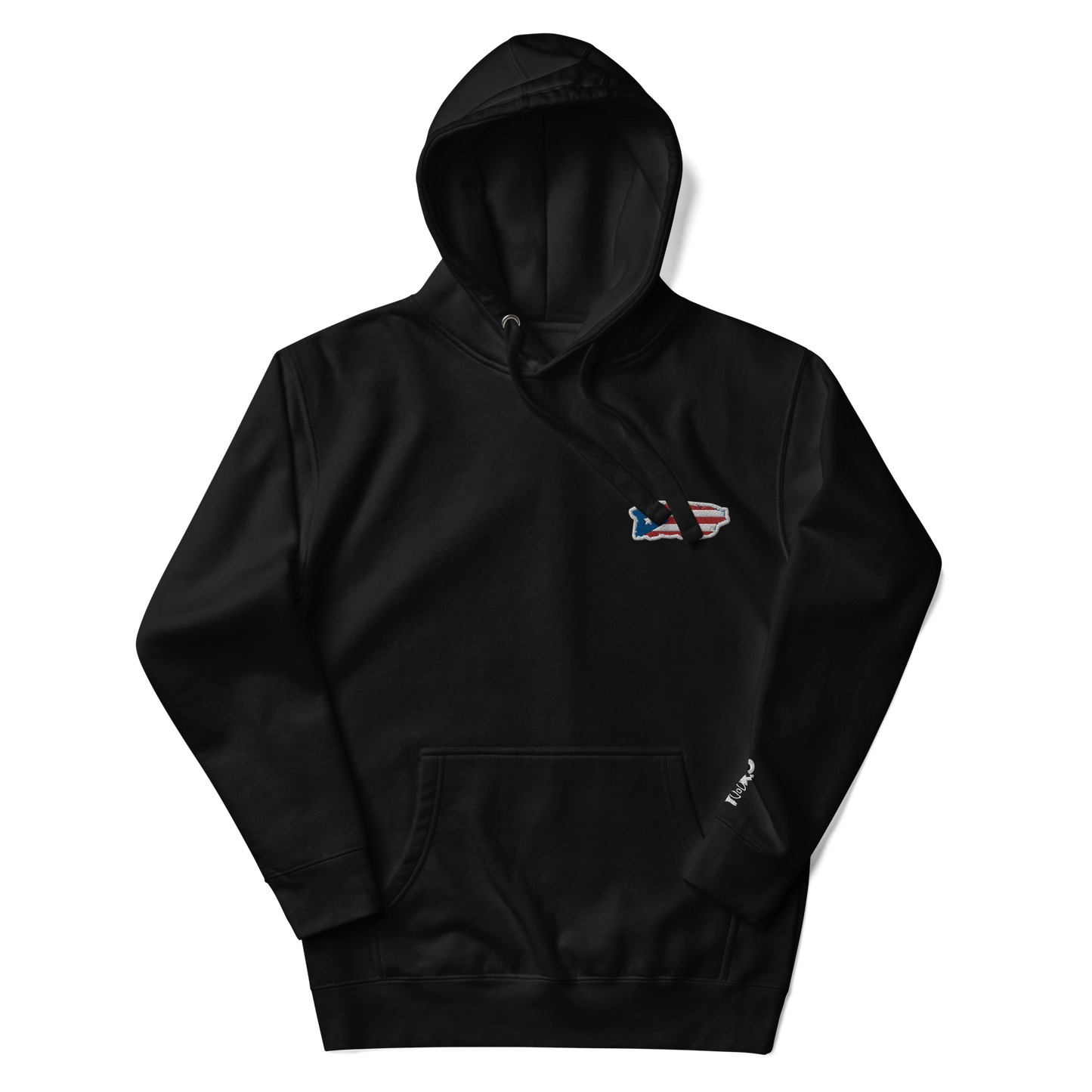 PuertoRico Color Logo embroidered Hoodie