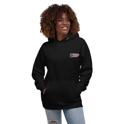 PuertoRico Color Logo embroidered Hoodie