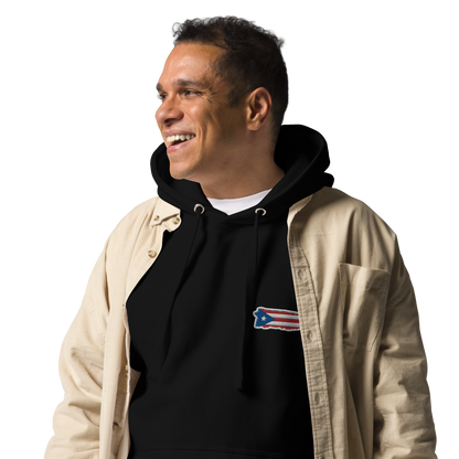 PuertoRico Color Logo embroidered Hoodie