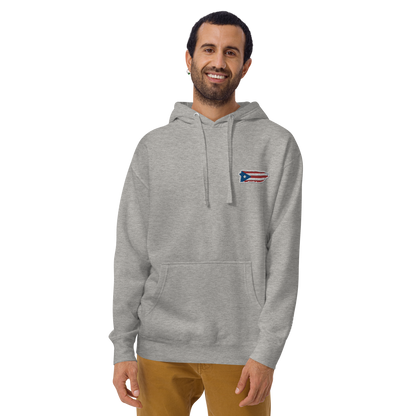 PuertoRico Color Logo embroidered Hoodie