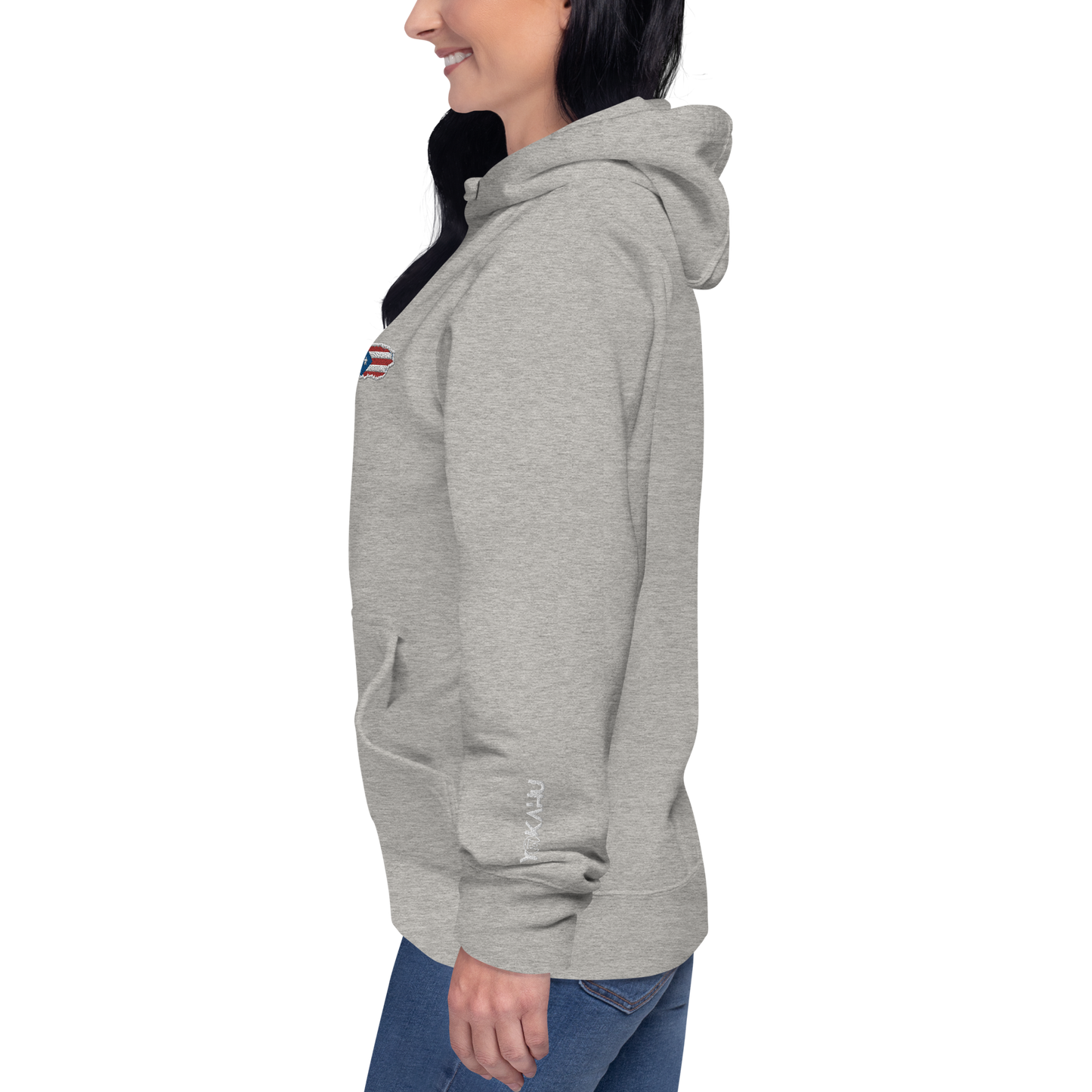 PuertoRico Color Logo embroidered Hoodie