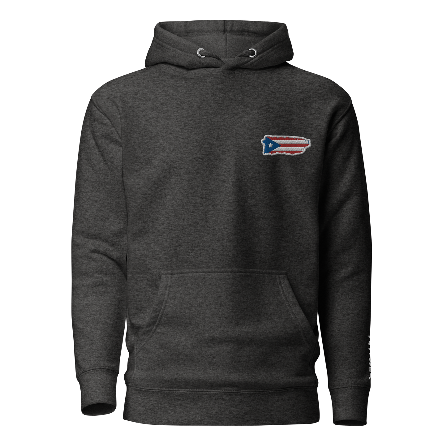 PuertoRico Color Logo embroidered Hoodie