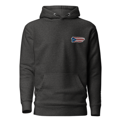 PuertoRico Color Logo embroidered Hoodie