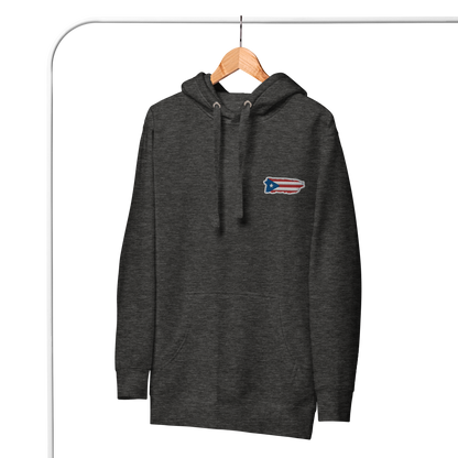 PuertoRico Color Logo embroidered Hoodie