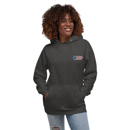 PuertoRico Color Logo embroidered Hoodie