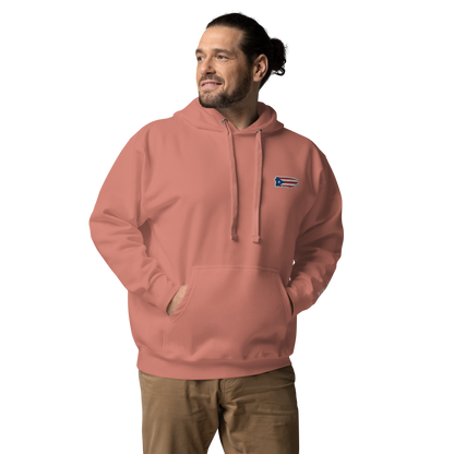 PuertoRico Color Logo embroidered Hoodie