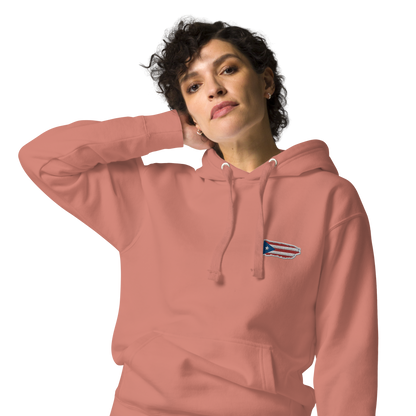 PuertoRico Color Logo embroidered Hoodie