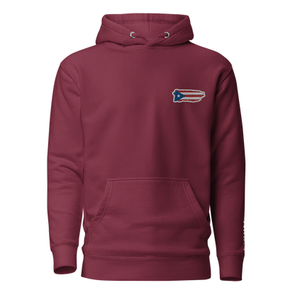 PuertoRico Color Logo embroidered Hoodie