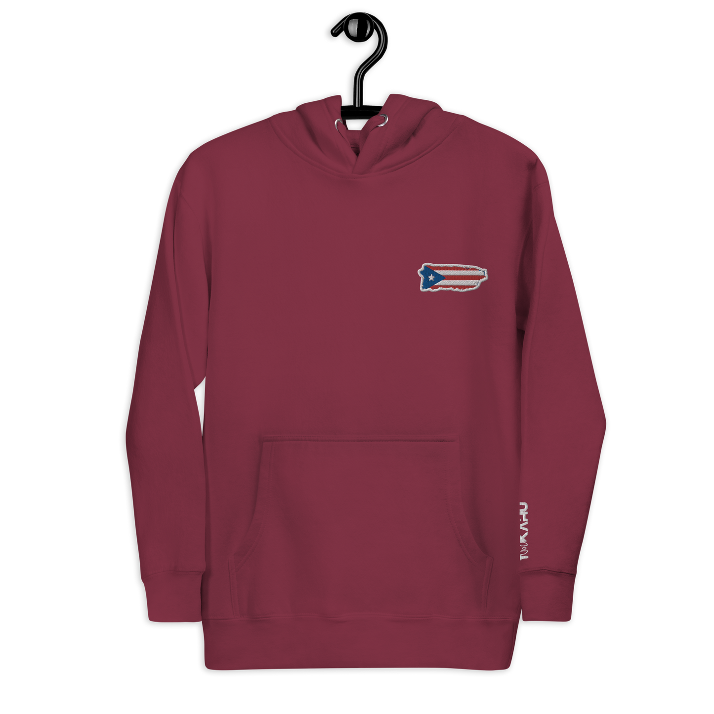 PuertoRico Color Logo embroidered Hoodie