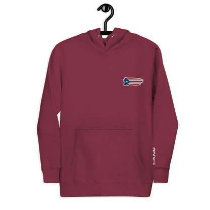 PuertoRico Color Logo embroidered Hoodie