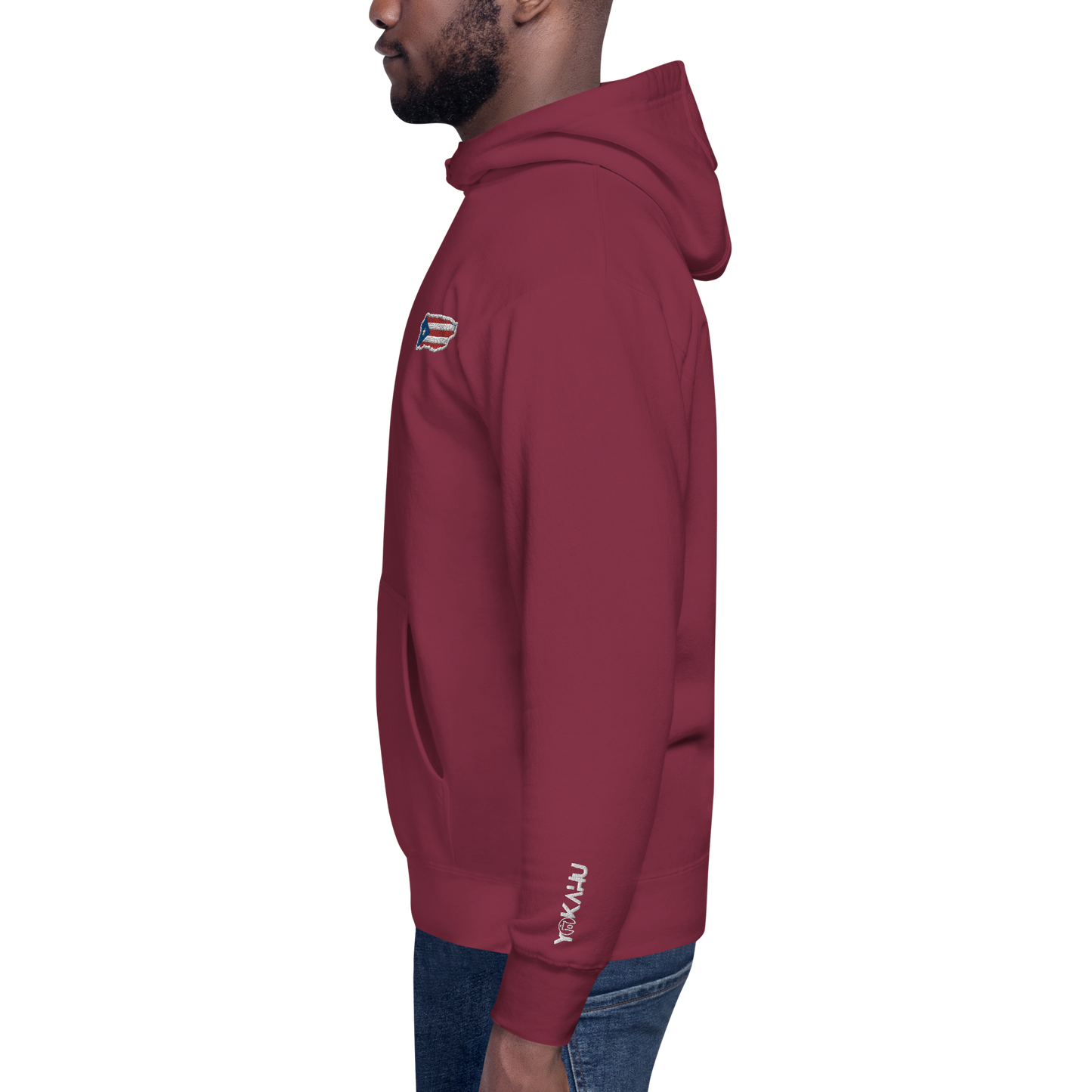 PuertoRico Color Logo embroidered Hoodie