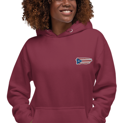 PuertoRico Color Logo embroidered Hoodie