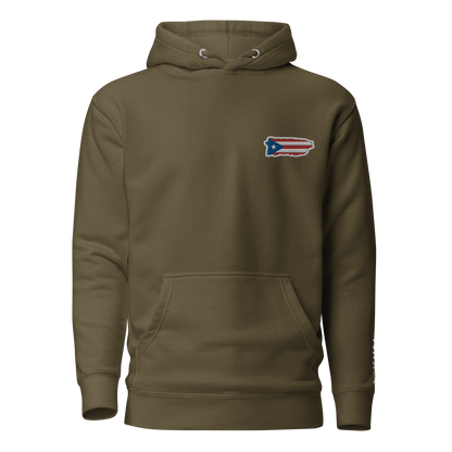 PuertoRico Color Logo embroidered Hoodie