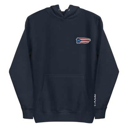 PuertoRico Color Logo embroidered Hoodie