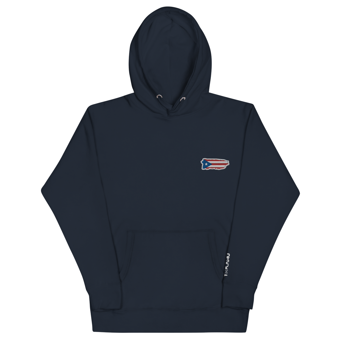 PuertoRico Color Logo embroidered Hoodie