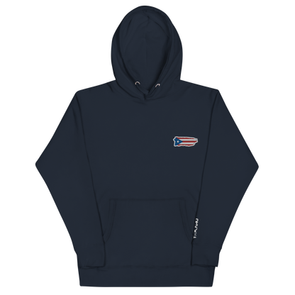 PuertoRico Color Logo embroidered Hoodie