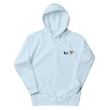 PuertoRico Color Logo embroidered Hoodie