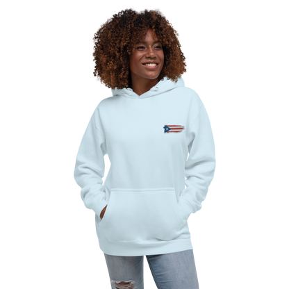 PuertoRico Color Logo embroidered Hoodie