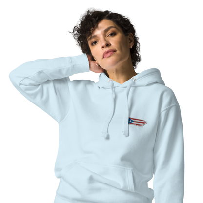 PuertoRico Color Logo embroidered Hoodie