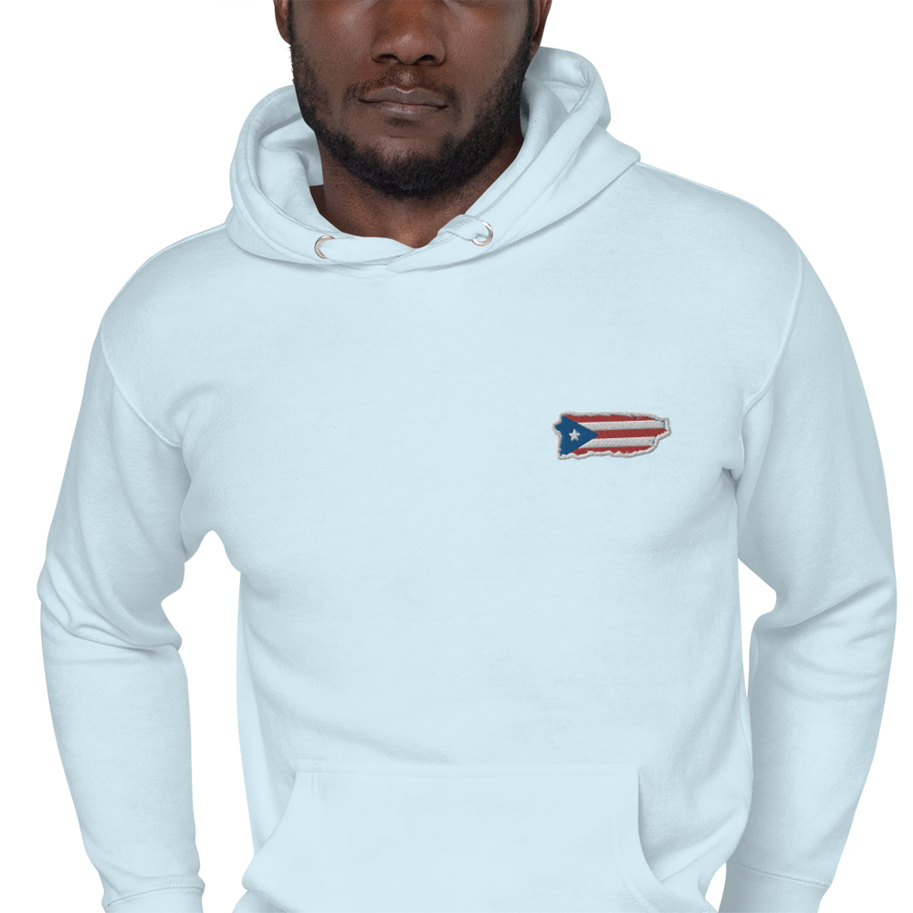 PuertoRico Color Logo embroidered Hoodie