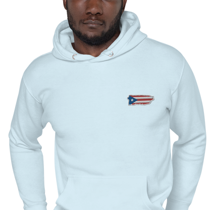 PuertoRico Color Logo embroidered Hoodie