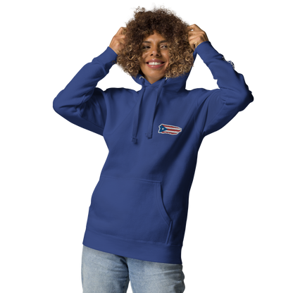 PuertoRico Color Logo embroidered Hoodie