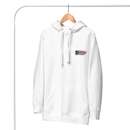 PuertoRico Color Logo embroidered Hoodie