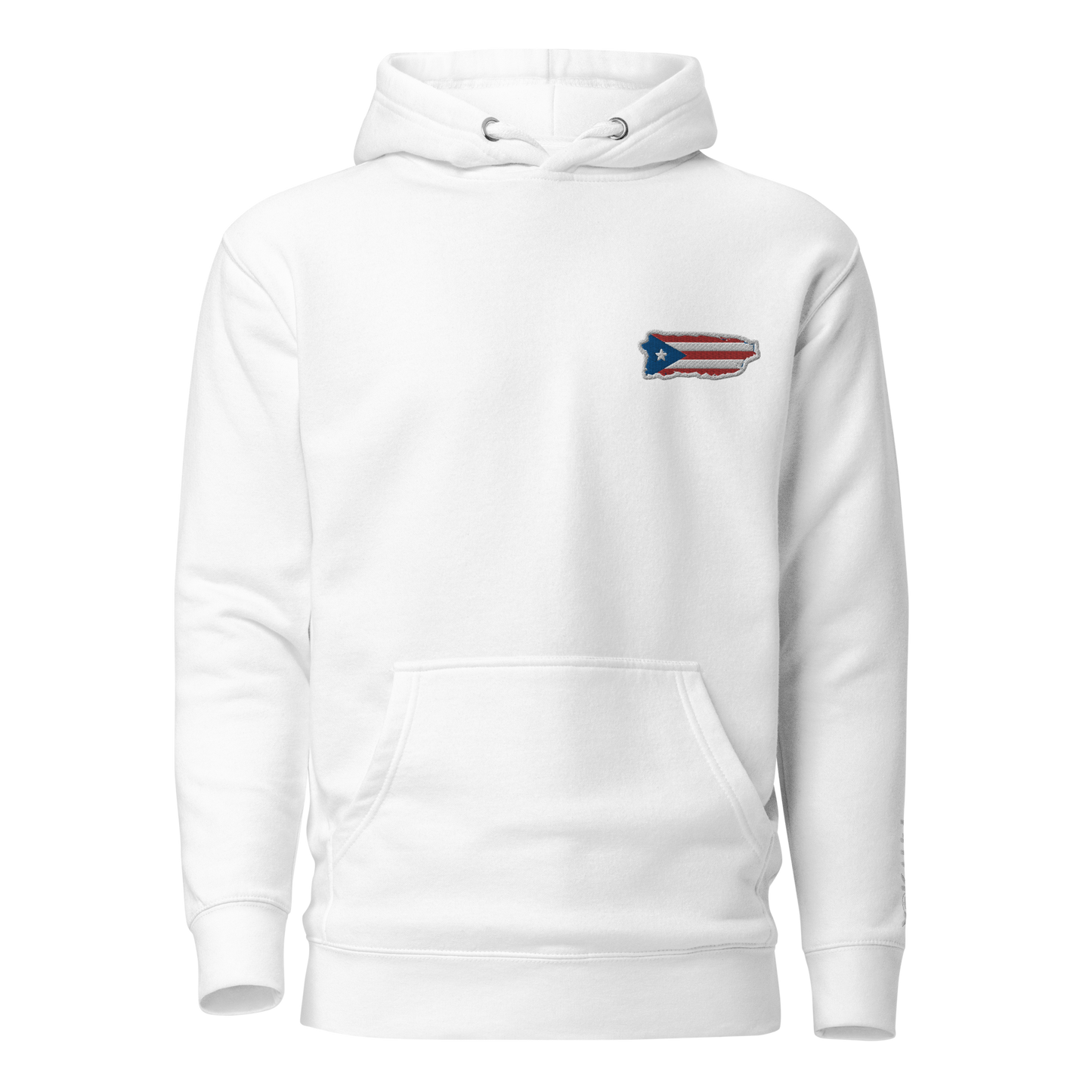 PuertoRico Color Logo embroidered Hoodie