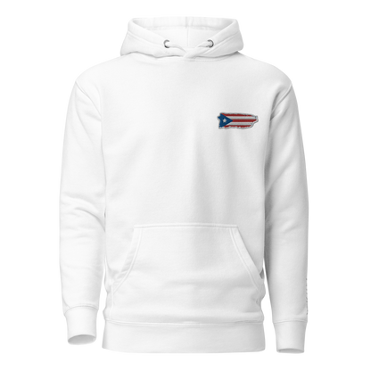 PuertoRico Color Logo embroidered Hoodie