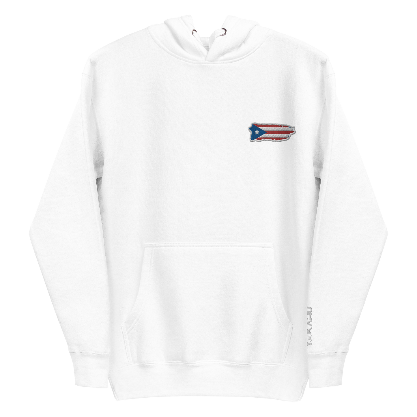 PuertoRico Color Logo embroidered Hoodie