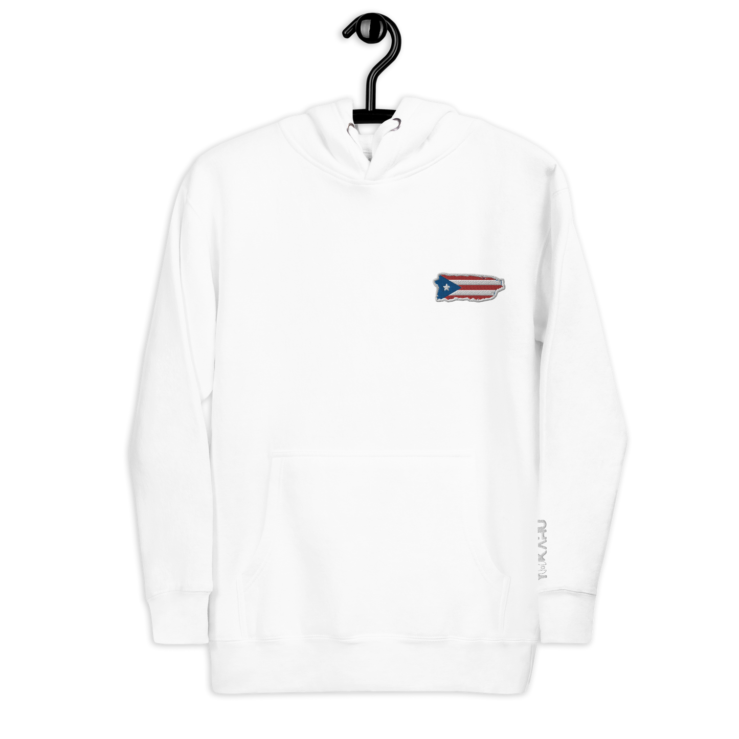 PuertoRico Color Logo embroidered Hoodie