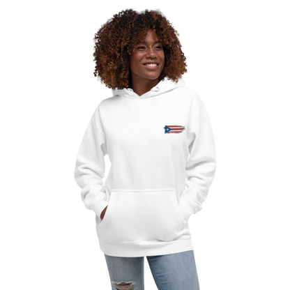 PuertoRico Color Logo embroidered Hoodie