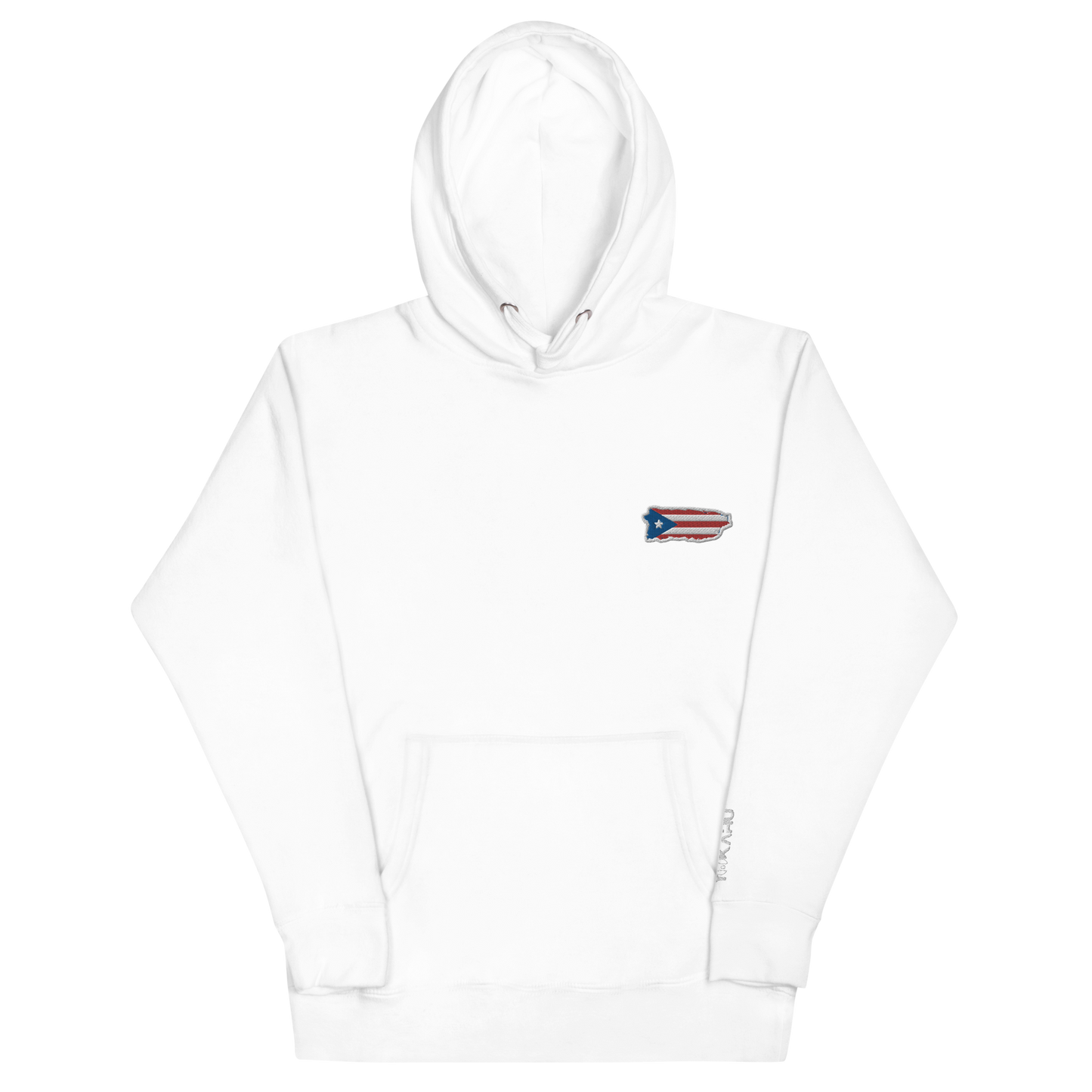 PuertoRico Color Logo embroidered Hoodie