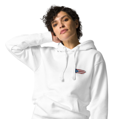 PuertoRico Color Logo embroidered Hoodie