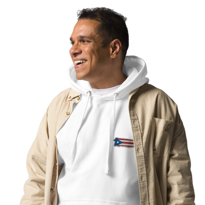 PuertoRico Color Logo embroidered Hoodie