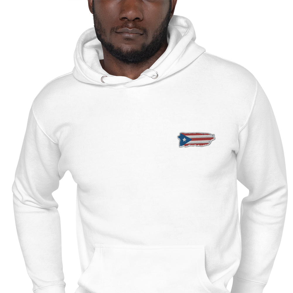 PuertoRico Color Logo embroidered Hoodie